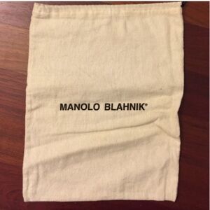 Authentic Manolo Blahnik Dust bag EUC